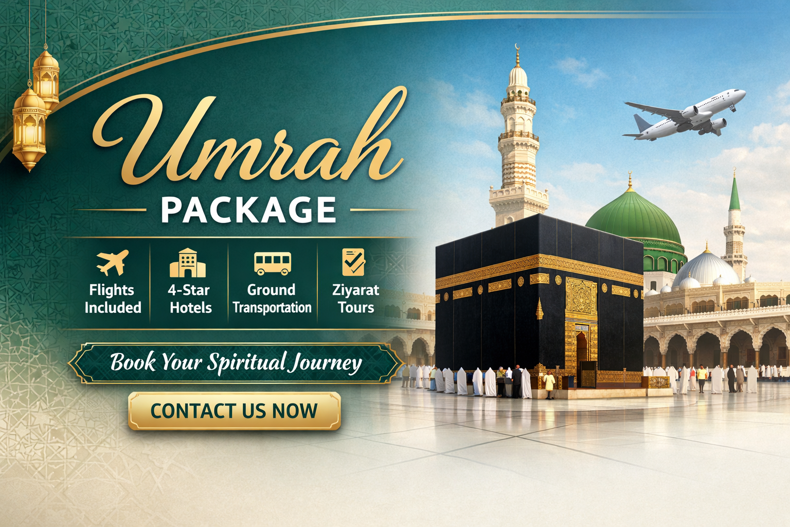 Luxury Umrah Stay – Makkah & Madinah Premium Experience